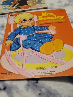 Mrs. Beasley Paper Doll Fashions - Orange Cover